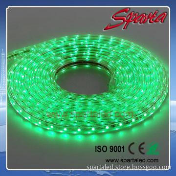 Green color high lumen decoration flex led strip 220v